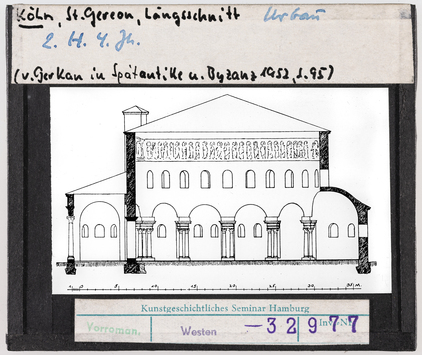 Vorschaubild Köln: St. Gereon, Längsschnitt 